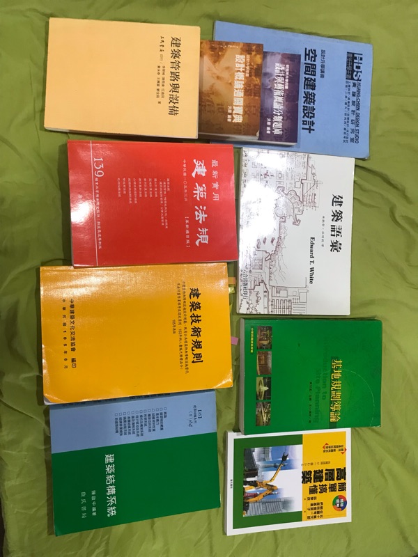 已全數售出 實力補習班講義課本建築師考試公務人員建築高考研究所考試用書講義 蝦皮購物