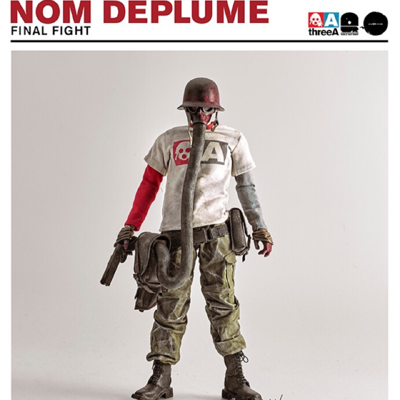 全新未拆 ThreeA 官網限定 1/6 Nom Deplume 單鼻指揮官