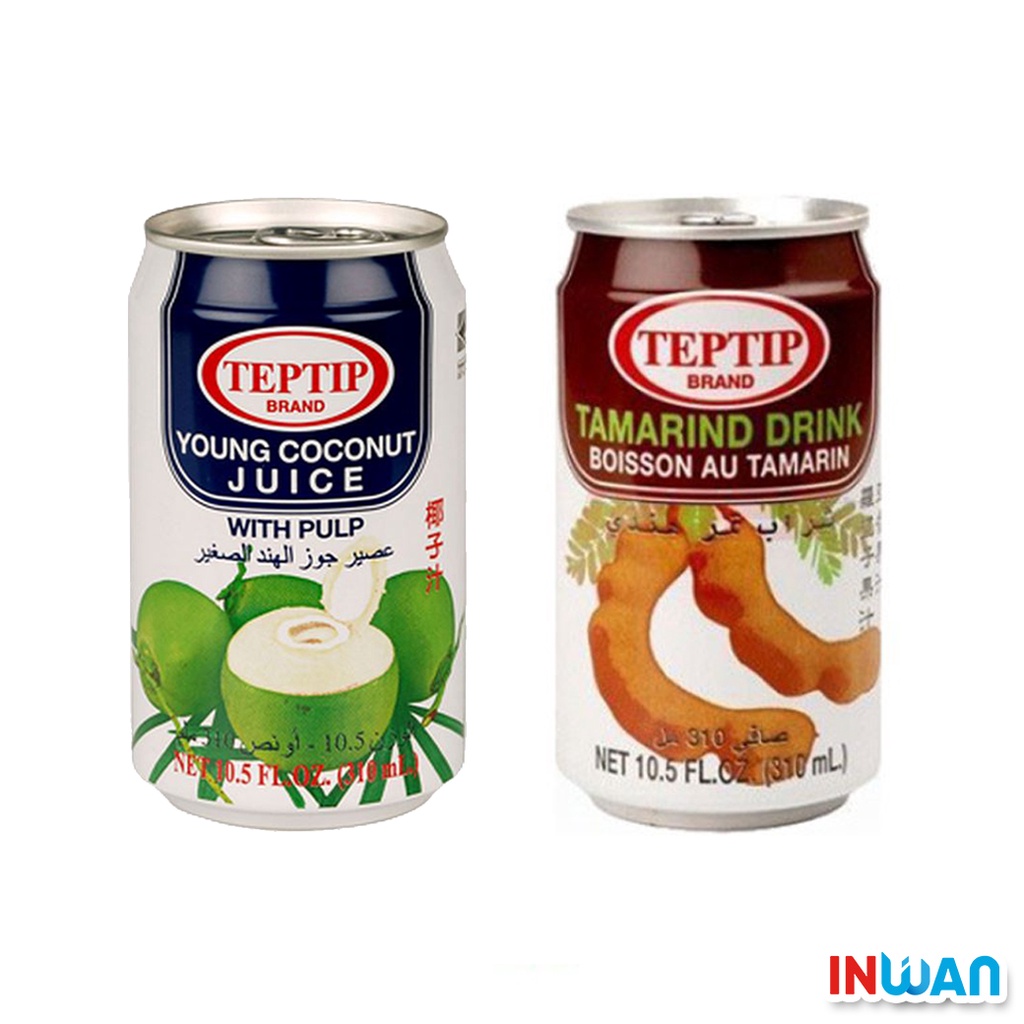 【 印灣 INWAN 】泰國 TEPTIP COCONUT AIR KELAPA 椰子汁 羅望子酸子汁 MINUMAN