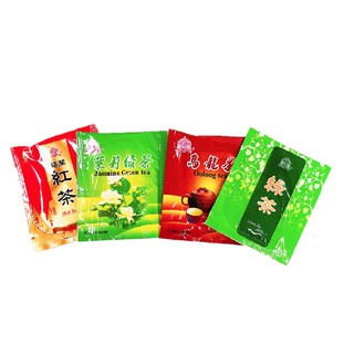 東爵茶品 茉莉綠茶/錫蘭紅茶/綠茶/烏龍茶包 2g(20包/100包)