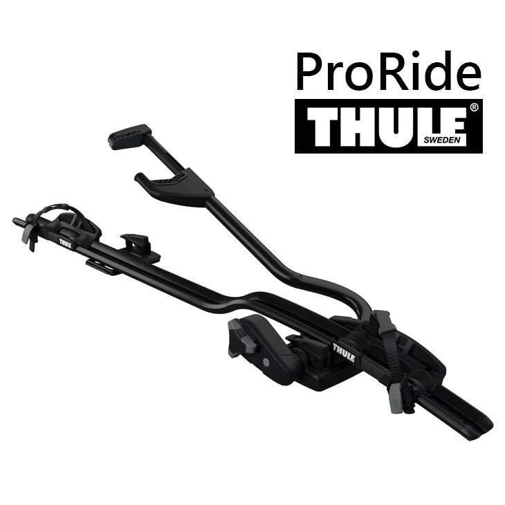 【台灣黑熊】瑞典 THULE ProRide 598 車頂自行車架 攜車架 黑色／鋁色