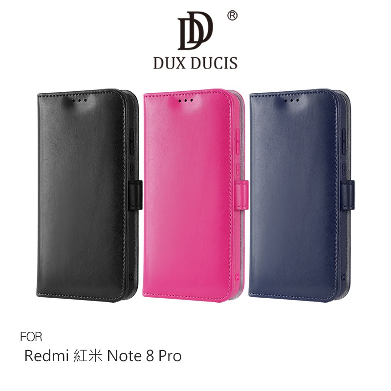 DUX DUCIS Redmi 紅米 Note 8 Pro KADO 皮套 可立 插卡 磁扣 皮套 保護套 手機套