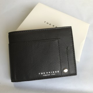 ✨全新現貨供應✨THE BRIDGE 短夾 皮夾 錢包 深咖啡 男 義大利品牌