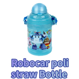 Robocar poli 吸管水瓶保溫杯 530ml Robocarpoli瓶保溫瓶兒童保溫杯