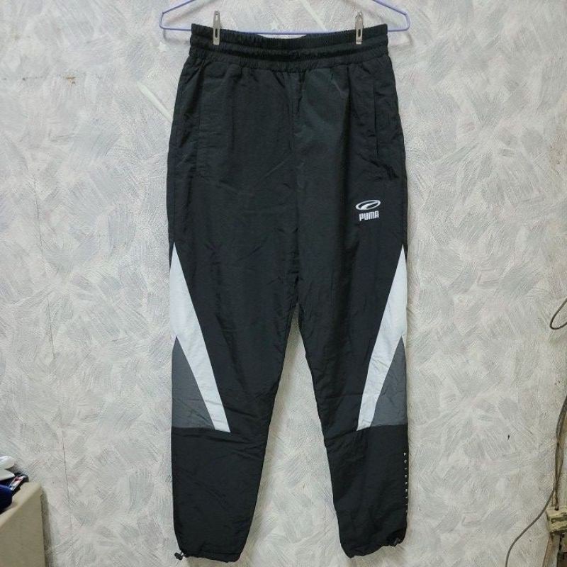 【二手】puma 黑色運動風褲 男size S