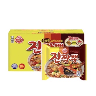 不倒翁金螃蟹海鮮風味拉麵130公克X 10入 OTTOGI Jin Jiambbong Ramen 130GX10PK