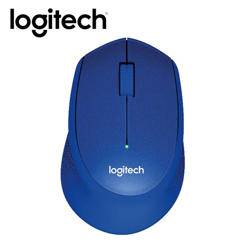 Logitech 羅技 M331 靜音滑鼠-藍 現貨 廠商直送