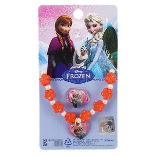 卡漫城 - 冰雪奇緣 手鍊 & 戒指 橘色款 ㊣版 手鏈 Frozen 艾莎 Elsa 手環 扮家家酒 兒童飾品 韓版