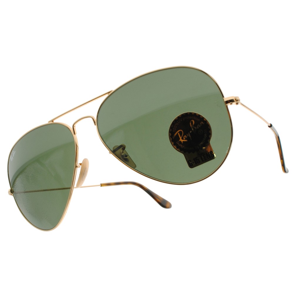 RayBan雷朋 太陽眼鏡 RB3025 181-58mm 熱銷飛官款 -金橘眼鏡