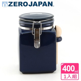 ZERO JAPAN 方形密封罐(牛仔藍)400cc