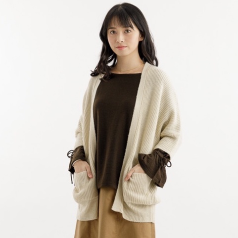 O-LIWAY 台灣製MIT 輕柔毛海～飛鼠袖寬版針織外套