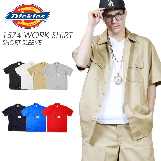 DICKIES 短袖工作襯衫 美國經典工裝品牌 1574 Short Sleeve Work Shirt  工作服