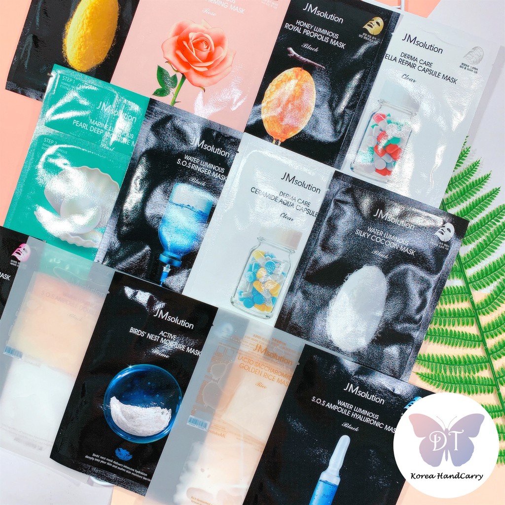 【滴滴踢】 JM solution B5 蜂蜜 海洋珍珠 亮白 保濕 jm 面膜 現貨 韓國 官方