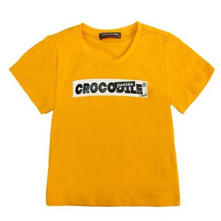 Crocodile Junior『小鱷魚童裝』559441跳色LOGO T恤Ggo(G購)