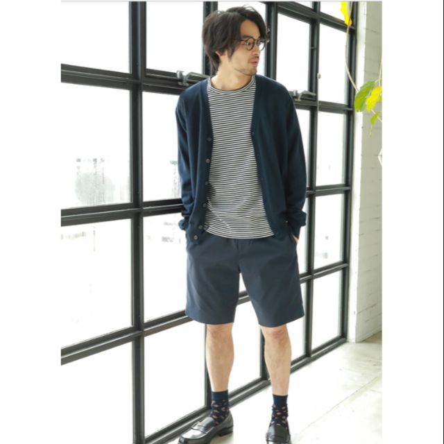 日本品牌 CRAFT STANDARD BOUTIQUE Men's 純棉針織小外套