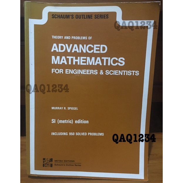 Theory and problems of advanced mathematics