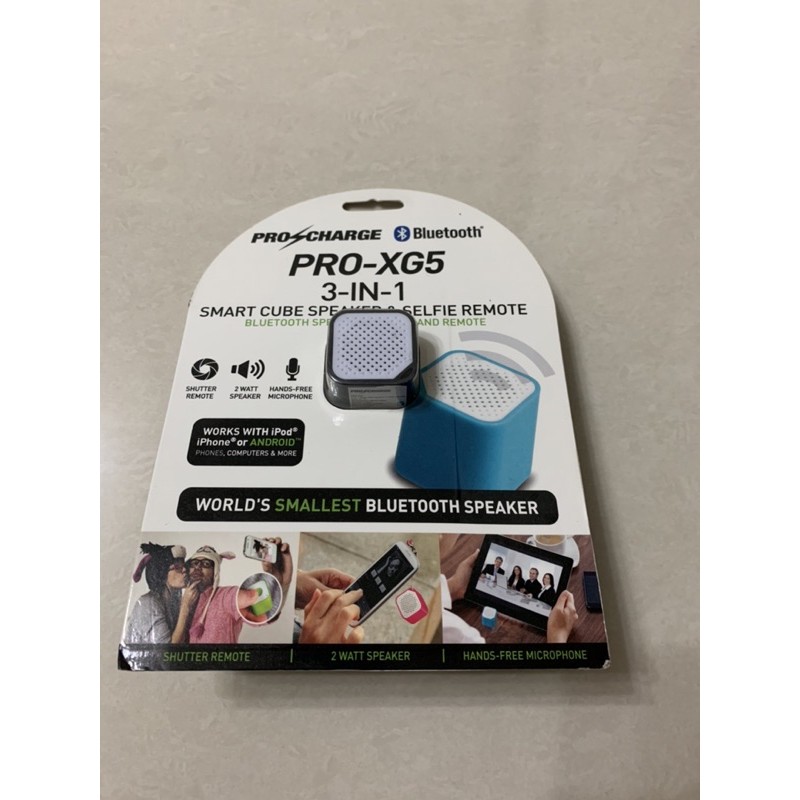 PRO XG5 3-IN-1袖珍型多功能藍芽喇叭 麥克風 拍照遙控器 三合一