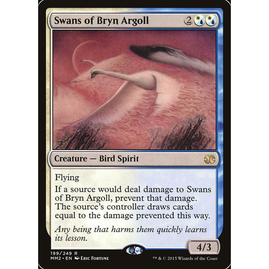 Swans of Bryn Argoll 布萊雅各天鵝 閃卡 魔法風雲會 MTG