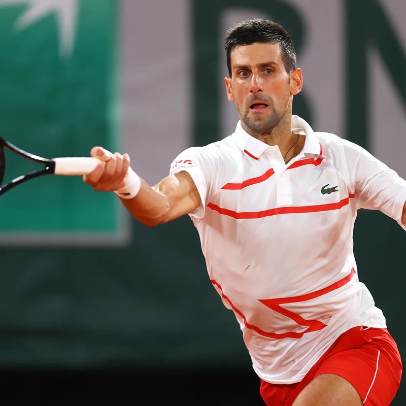 Lacoste Sport 🐊Novak Djokovic 2020法網Polo衫 鱷魚幾何圖形設計