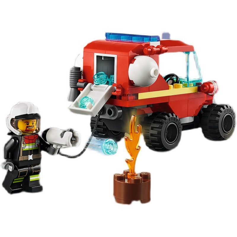 【酷爱玩具屋】台灣現貨LEGO樂高同款城市系列消防車60279兒童益智拼搭積木玩具汽車模型禮物積木玩具兒童母嬰益智玩具