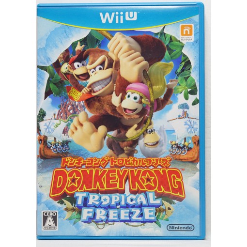 日版 WiiU 大金剛 熱帶急凍 DONKEY KONG TROPICAL FREEZE