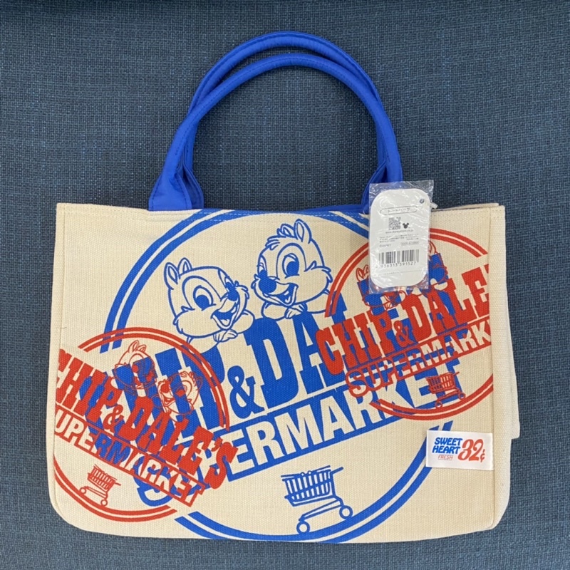 日本 迪士尼商店 奇奇蒂蒂 手提袋 超級市場