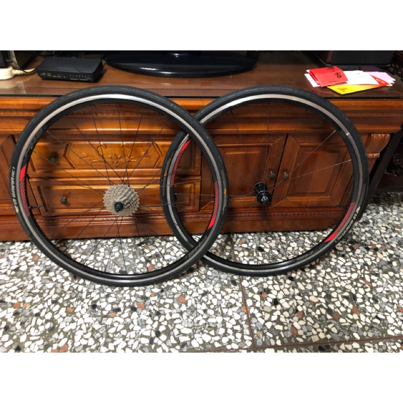 giant pr2 附ultegra 11-28飛輪 快拆 無內胎系統