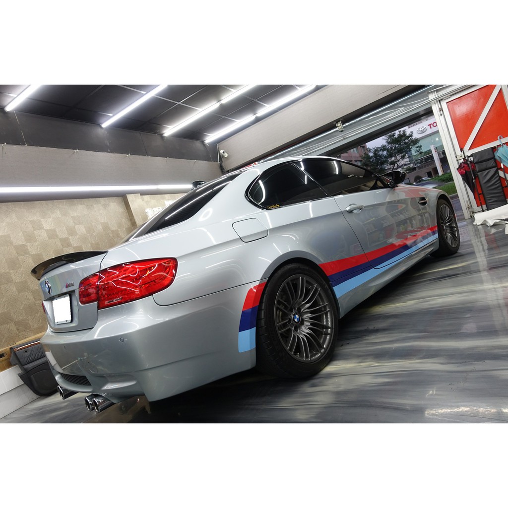秀卡司國際 BMW M3 E92 車身拉線 M三色線 MPOWER拉線 側裙拉線 汽車貼膜 汽車彩貼 M2 M4 M5