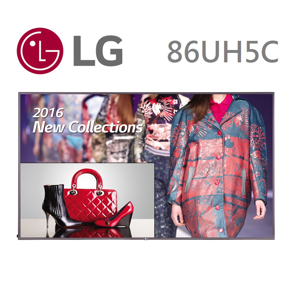 LG 樂金86吋4K超智慧商用顯示器86UH5C