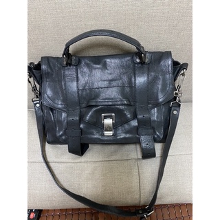 Proenza schouler medium PS1中款二手山羊皮斜背包