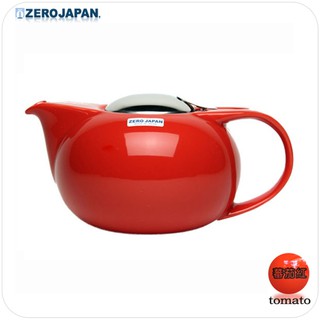 百年手作壺 ZERO JAPAN 世界知名品牌 嘟嘟陶瓷壺(蕃茄紅) 520cc