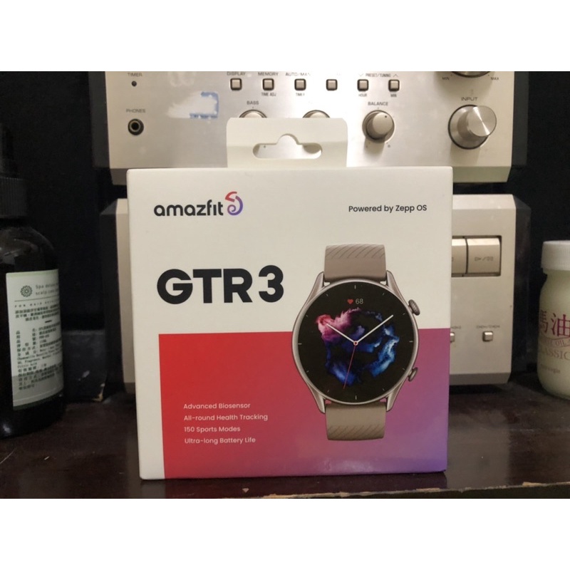 Amazfit 華米 GTR 3無邊際鋁合金健康智慧手錶(心率血氧監測/GPS定位/40天強勁續航/原廠公司貨)