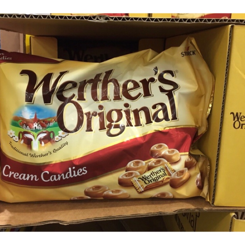 Werthers偉特奶油太妃糖 牛奶糖 好市多1000公克大包裝約192顆