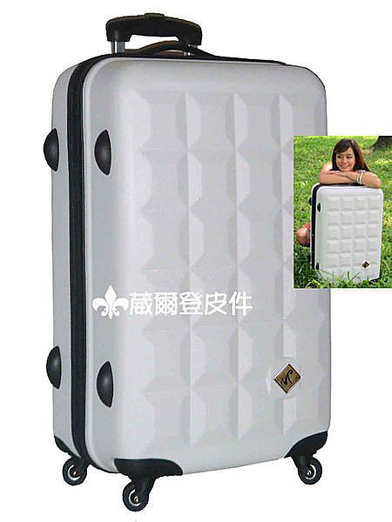《葳爾登》29吋MIYOKO輕硬殼旅行箱防水360度行李箱超級輕登機箱1002巧克力29吋白色