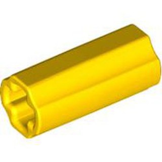 相容樂高 LEGO 科技零件 59443 6538 十字軸連接器 十字軸套 黃色
