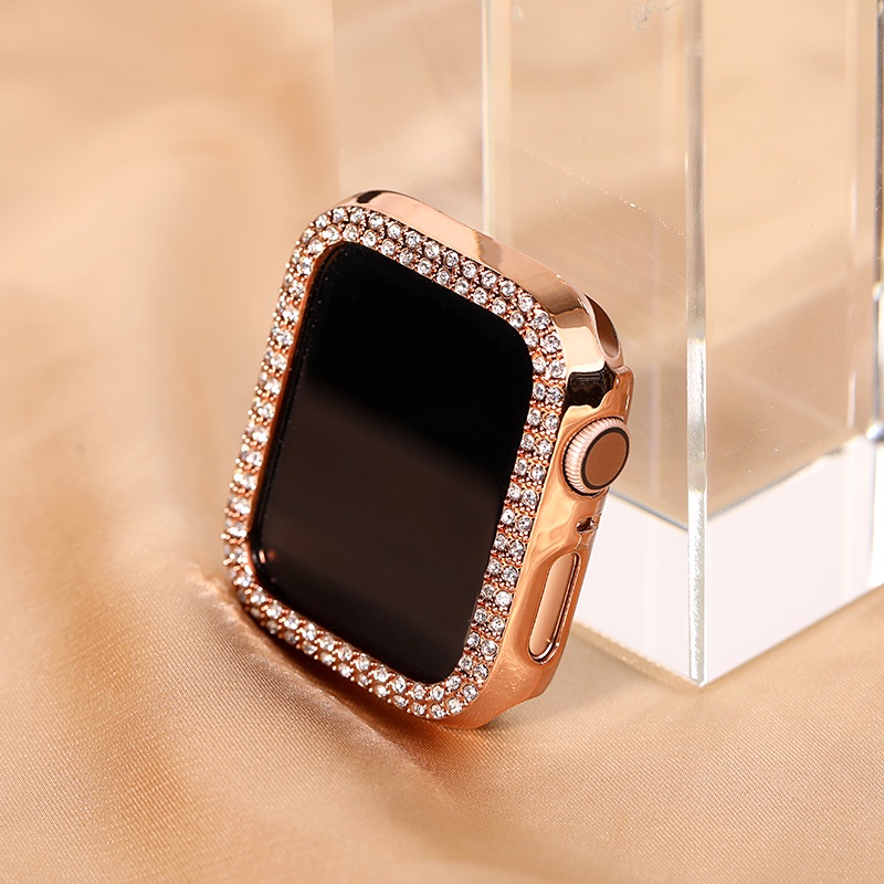 鑲鑽保護殼 適用 Apple Watch 9 錶帶 Ultra 2 8 7 6 5 4 41mm 45mm 蘋果錶帶