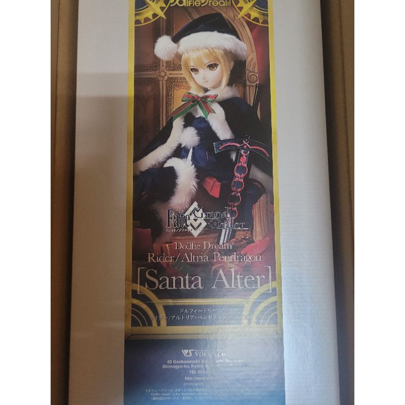 Volks 黑傻 聖誕Alter Saber 人偶 DD Doll 可動