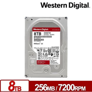 【含稅公司貨】WD威騰 紅標Plus 8TB 3.5吋 NAS專用硬碟 WD80EFZZ WD80EFPX