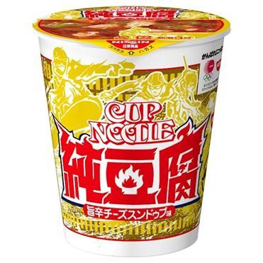 日清【冬季奧運限定】起司辣豆腐杯麵 77g