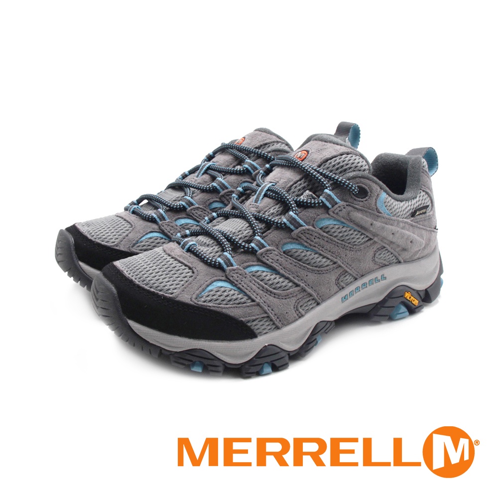MERRELL (女) MOAB 3 GORE-TEX 防水郊山健行鞋 女鞋－灰藍