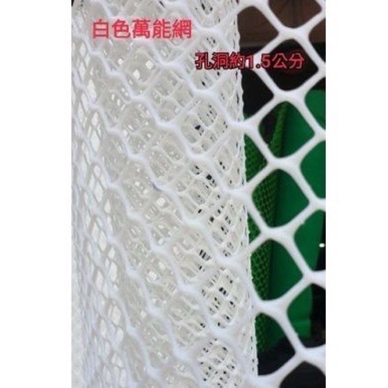 台灣製造 萬能網 白色 90公分寬 180公分寬 防貓網 圍籬網 塑膠製