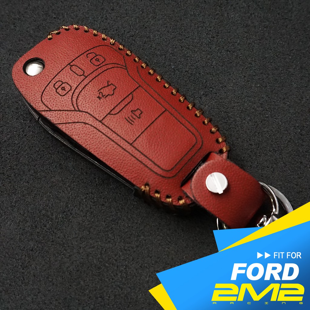 2M2 Ford Focus 5D 1.5 時尚型 汽車 晶片 鑰匙 保護皮套 摺疊 鑰匙包 鑰匙圈 鑰匙皮套