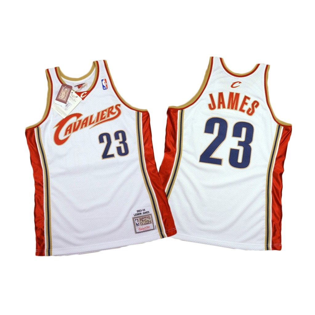 Mitchell &amp; Ness NBA 克里夫蘭騎士隊 LeBron James 03-04 復刻 球員版球衣