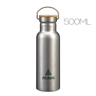 ATUNAS不鏽鋼運動真空保溫瓶500ml(保冰杯/歐都納/304真空保溫壺)