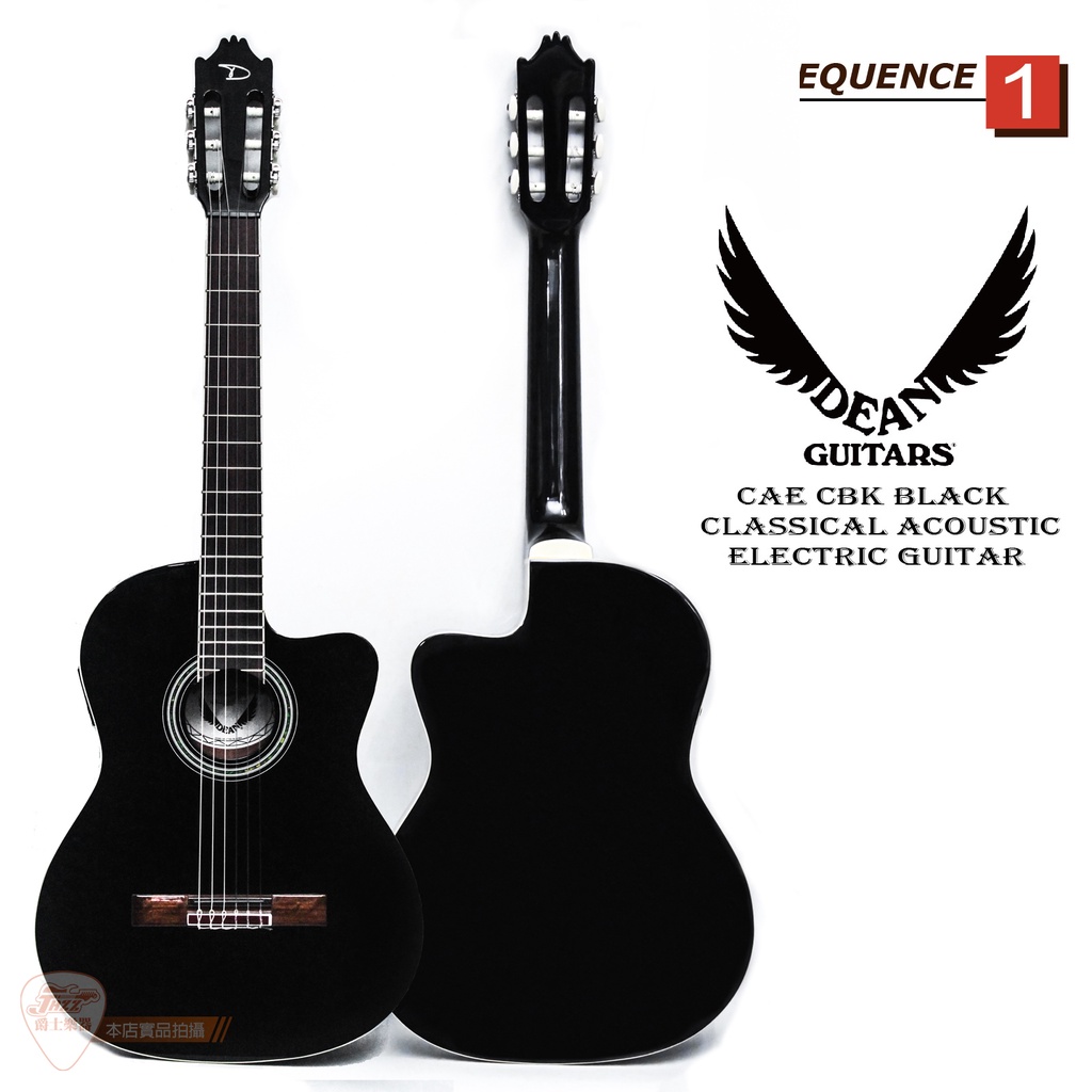 【爵士樂器】Dean CAE CBK Black Classical 電古典吉他