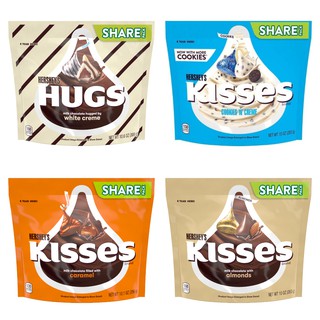 Hershey s Kisses 餅乾白巧克力/黑巧克力/牛奶/杏仁/焦糖/ 巧克力 火種糖【Suny Buy】