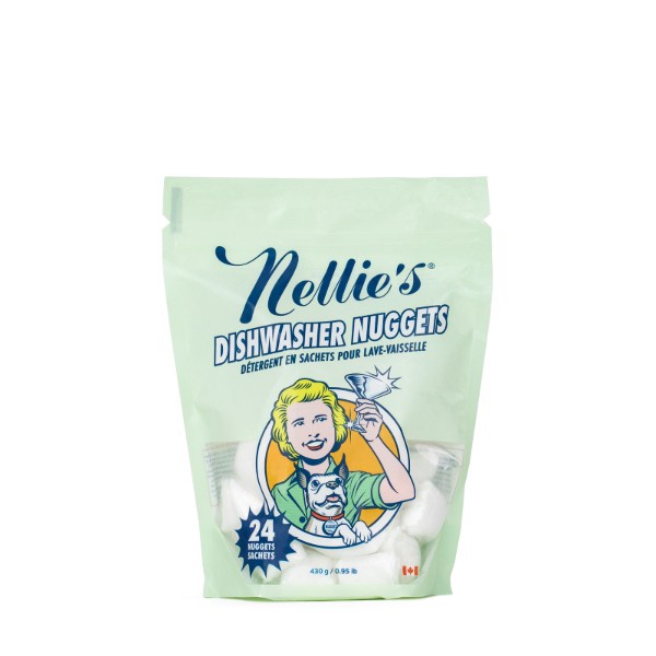 《現貨快速出貨》加拿大製 Nellie's 天然無毒 洗碗機專用洗碗膠囊 24入