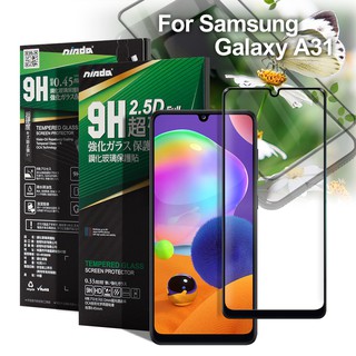 NISDA for 三星 Samsung Galaxy A31 完美滿版玻璃保護貼-黑