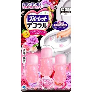 日本製 小林製藥 小熊 馬桶除臭凝膠 小花花瓣凝膠／7.5Gx3入 ~　森林綠，促銷中