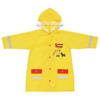 ◎超級批發◎503092-006208 Skater RACO1N 好奇猴喬治 排扣式雨衣 鈕扣 110~125cm
